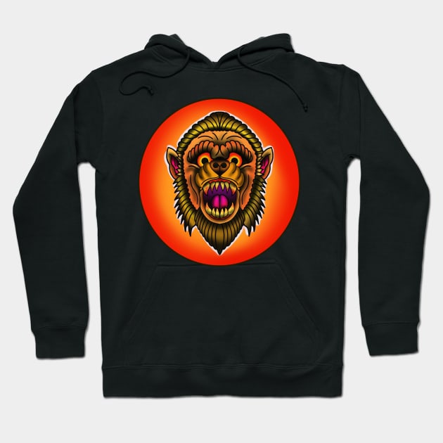 Wolfman Hoodie by TattoofaceMiller